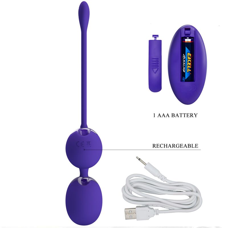 PRETTY LOVE - WILLIE YOUTH BOLAS CONTROL REMOTO & VIBRACIÓN VIOLETA