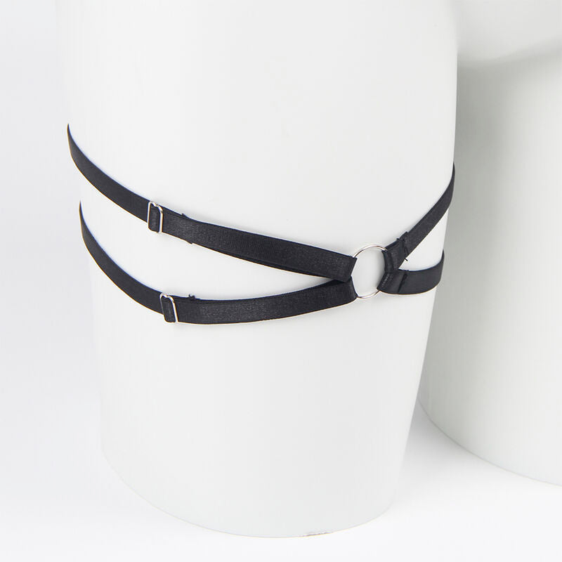 SUBBLIME - 955199 SET SUJETADOR CON LAZO NEGRO AJUSTABLE S/M