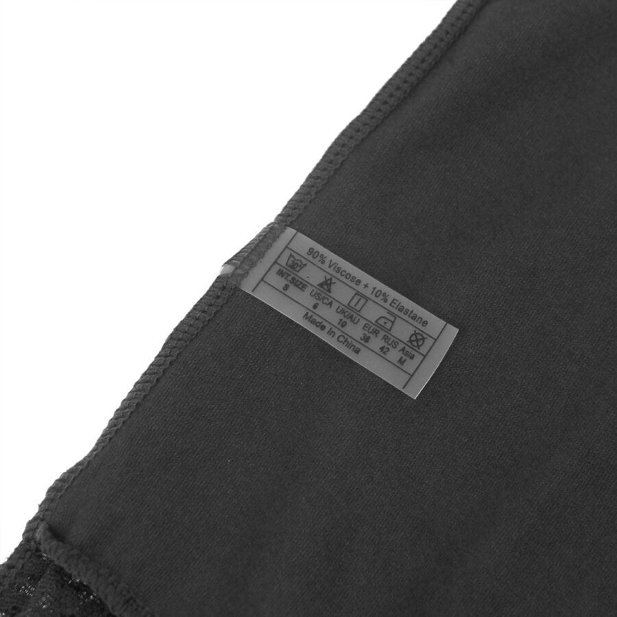 SUBBLIME - TEDDY DETALLE ENCAJE FLORAL NEGRO S/M