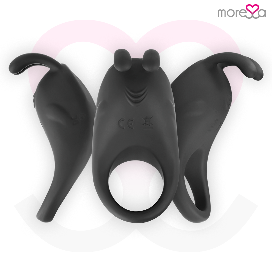 MORESSA - BRAD PREMIUM SILICONE RECARGABLE NEGRO