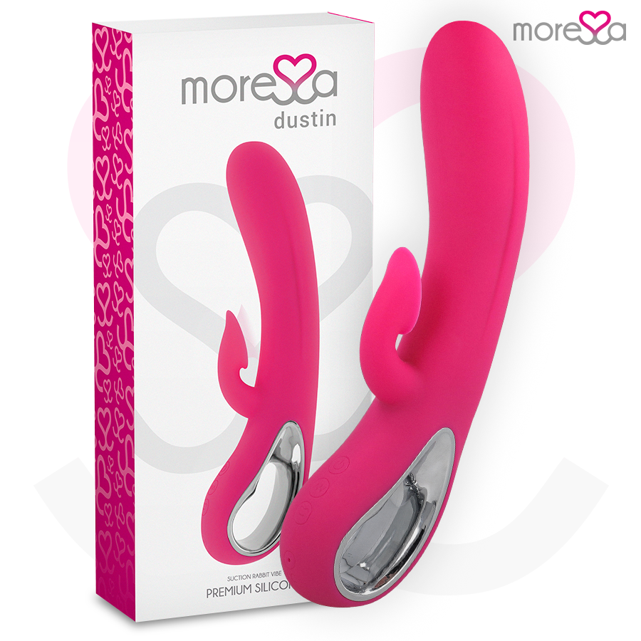 MORESSA - DUSTIN ONDAS ESTIMULADORAS CLITORIAL Y POTENTE VIBRACIÓN PREMIUM SILICONE RECARGABLE