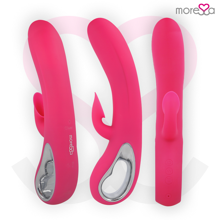 MORESSA - DUSTIN ONDAS ESTIMULADORAS CLITORIAL Y POTENTE VIBRACIÓN PREMIUM SILICONE RECARGABLE