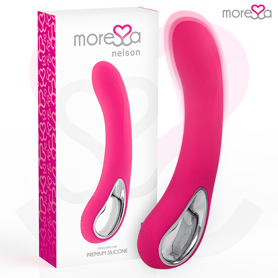 MORESSA - NELSON MASAJEADOR PUNTO G PREMIUM SILICONE RECARGABLE