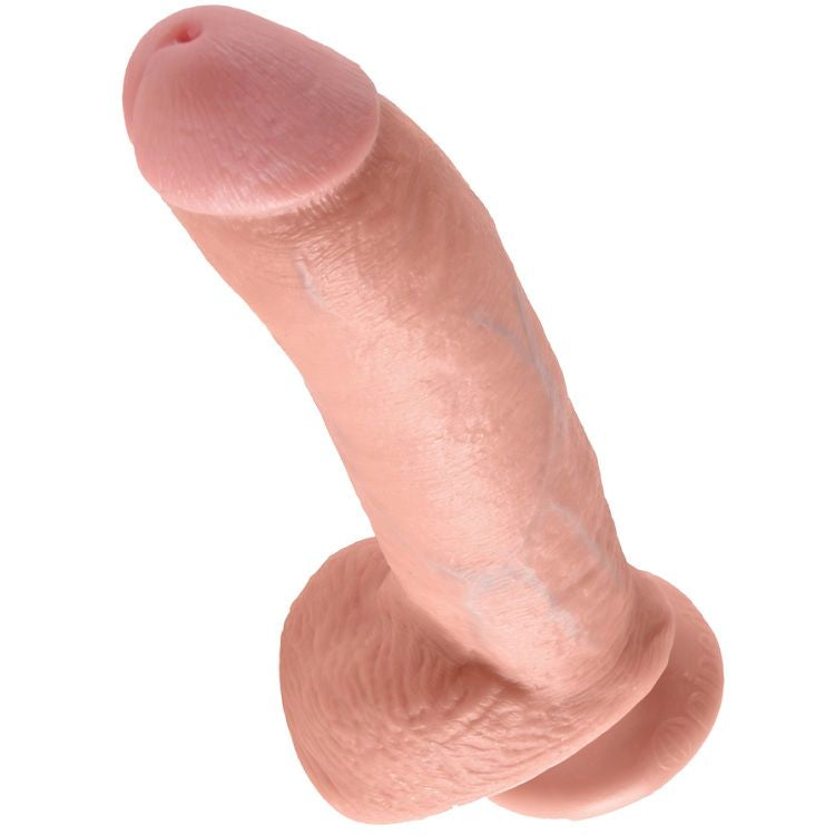 KING COCK - 9 PENE REALÍSTICO NATURAL 22.9 CM