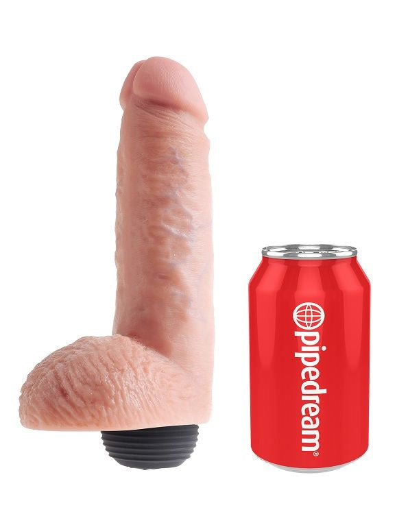 KING COCK - PENE REALÍSTICO EYACULADOR NATURAL 20.32 CM