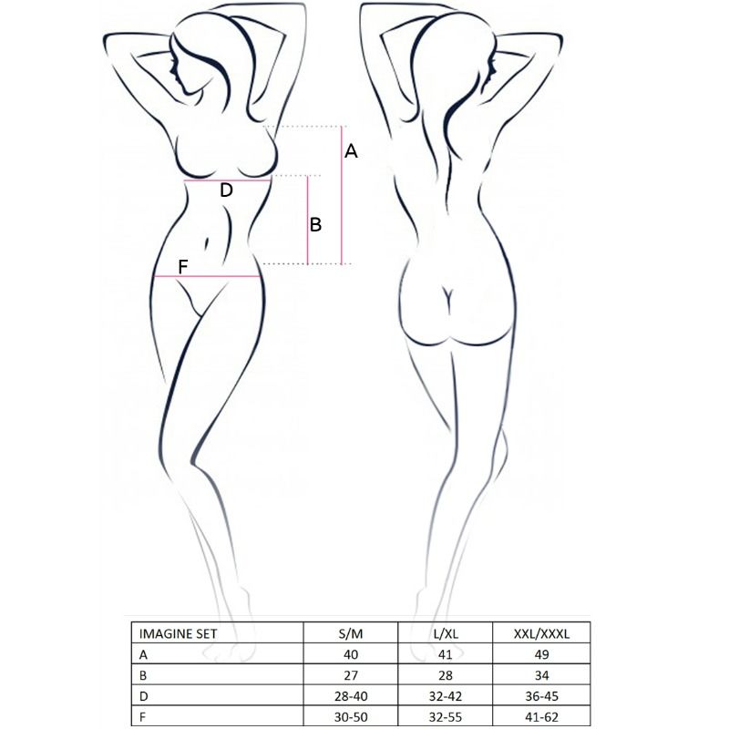 PASSION - WOMAN IMAGINE SET TALLA S/M