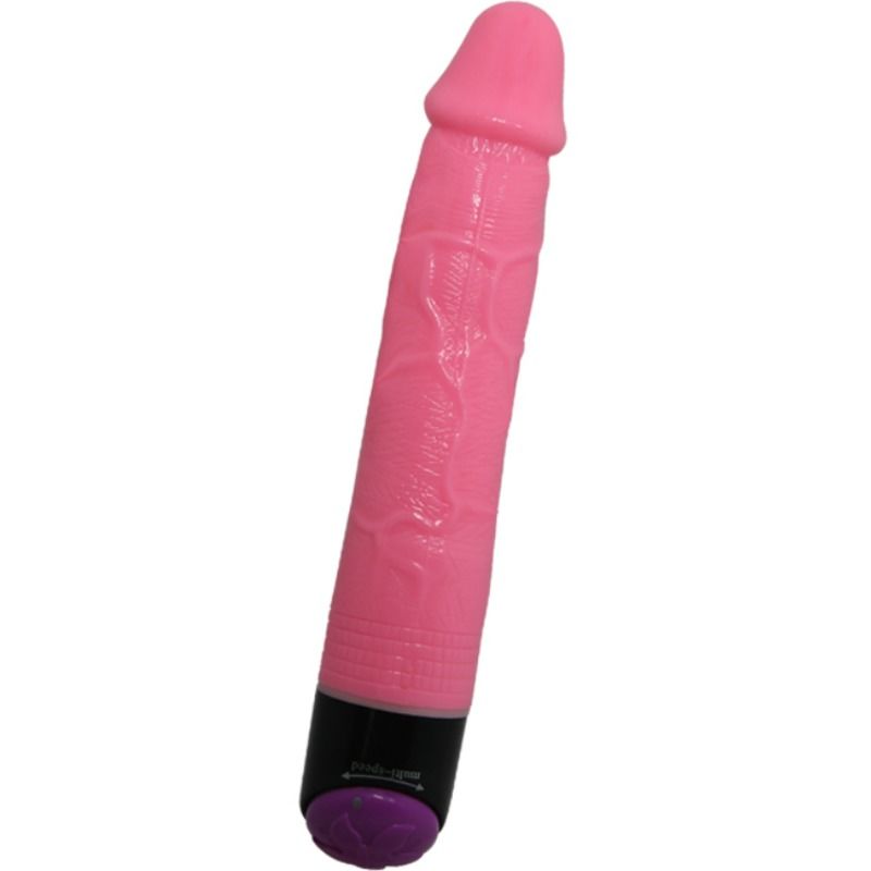 BAILE - COLORFUL SEX VIBRADOR REALÍSTICO ROSA 23 CM