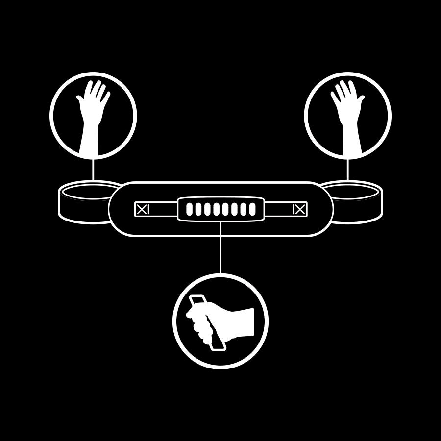 FETISH SUBMISSIVE - ESPOSAS CON TIRADOR CON FORRO DE NEOPRENO