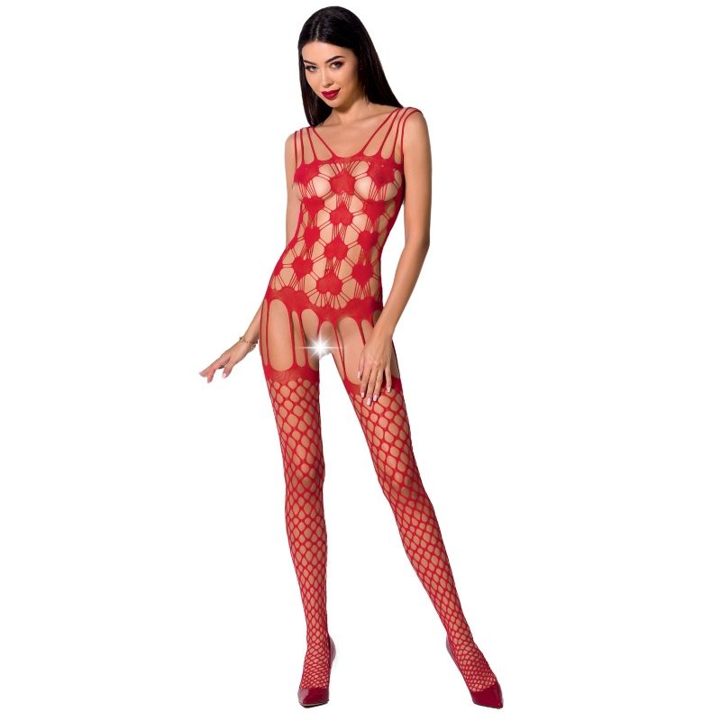 PASSION - WOMAN BS067 BODYSTOCKING NEGRO TALLA ÚNICA